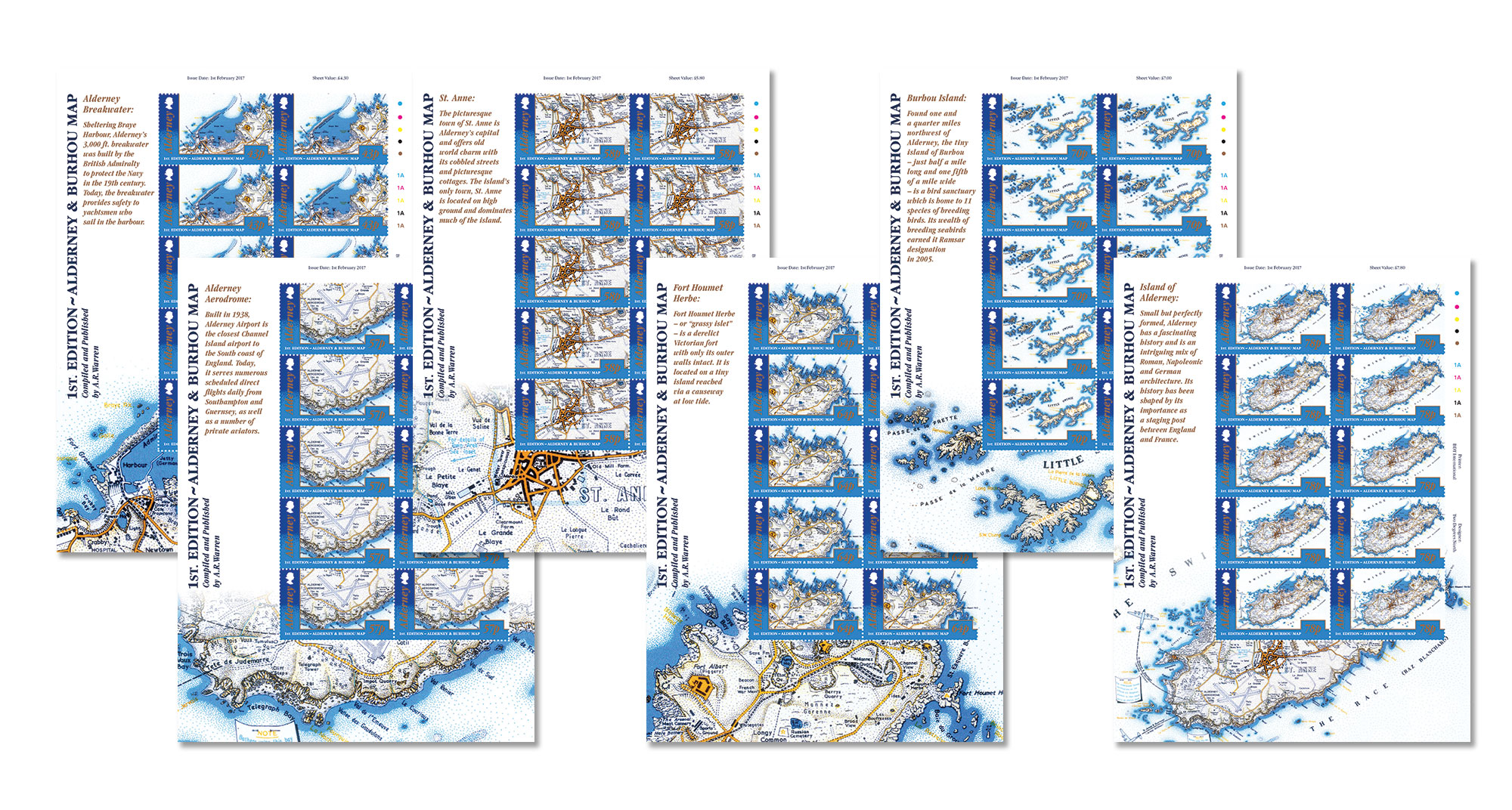 Sheets of 10